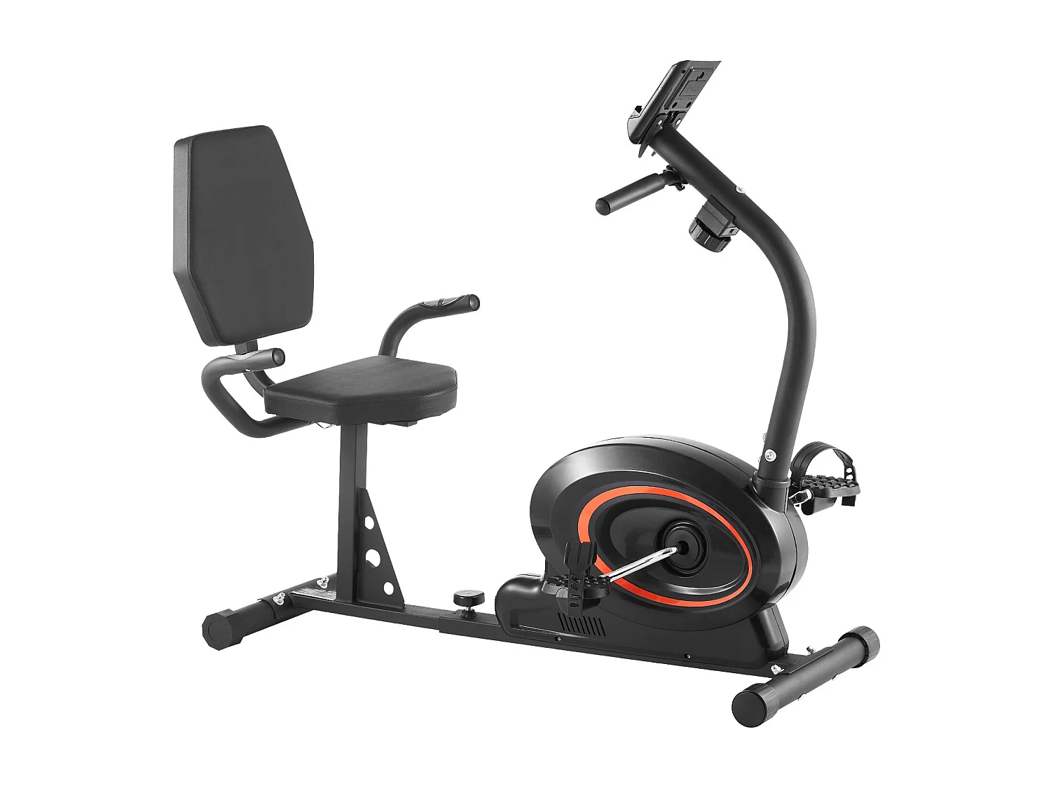 Vélo d'Appartement, SucceBuy Vélo d'Exercice Couché Adulte Senior Fit Vélo Stationnaire à Résistance Magnétique