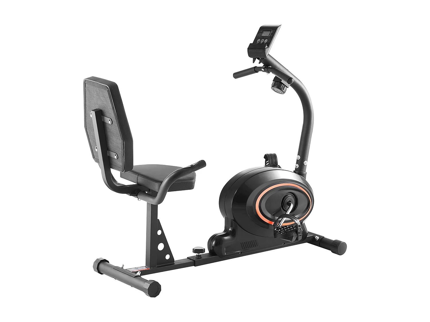 Vélo d'Appartement, SucceBuy Vélo d'Exercice Couché Adulte Senior Fit Vélo Stationnaire à Résistance Magnétique