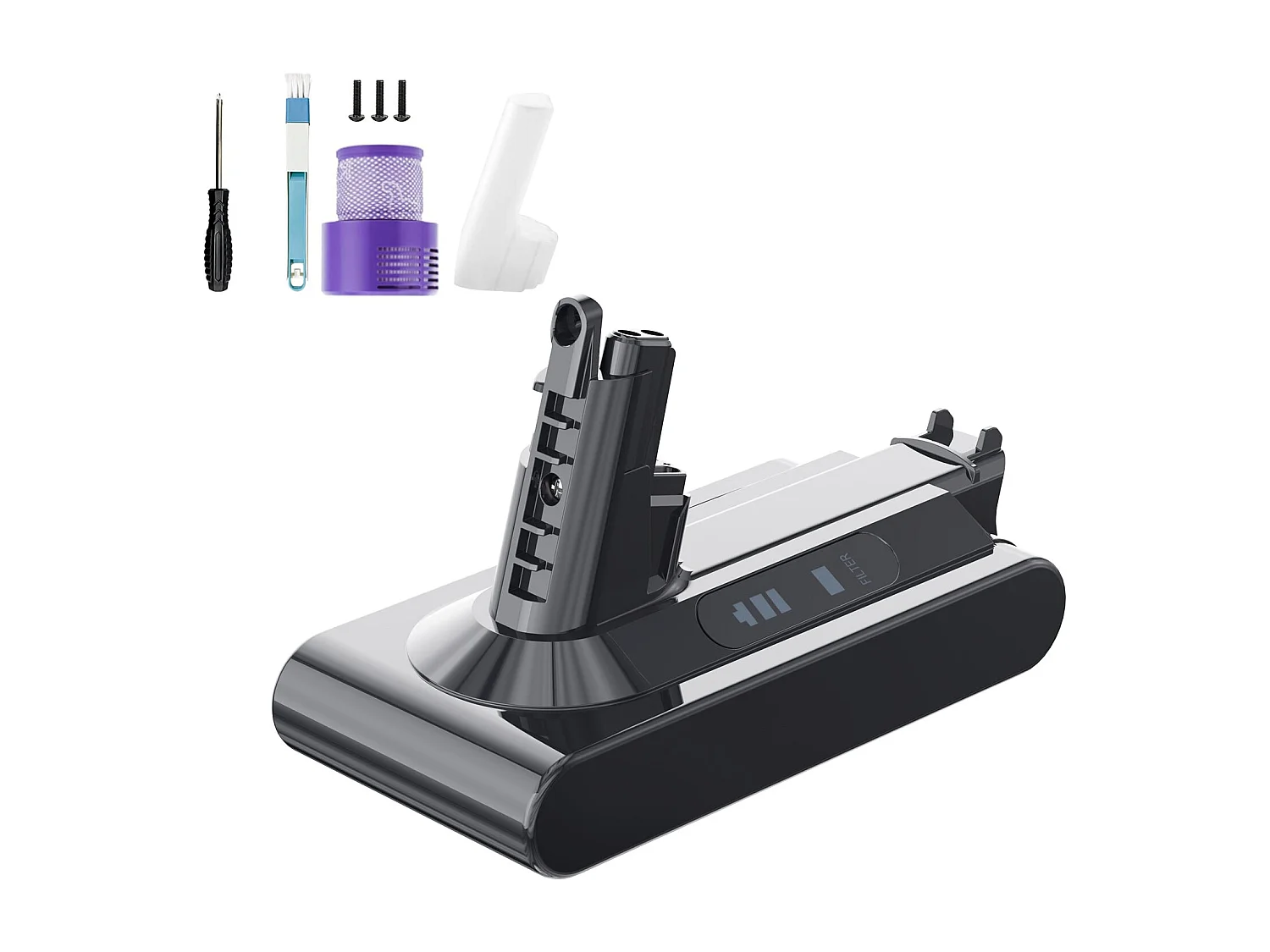 Batterie pour Dyson Aspirateurs V10 SV12, 3900mAh