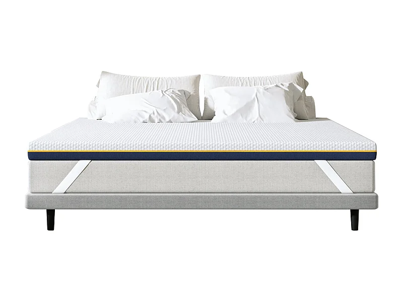 Matelas, épaisseur 180 x 200 x 7,5 cm, mousse à mémoire de forme, ergonomique, lavable, antiallergique