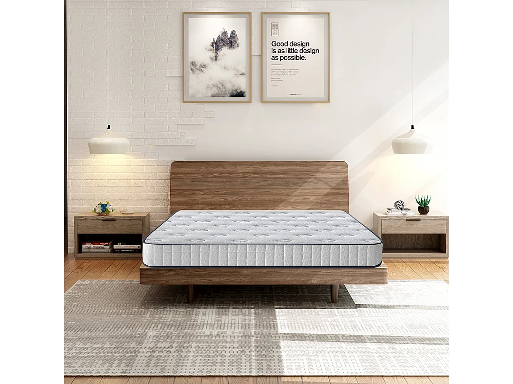 Matelas mousse 160x200cm, mousse Confort ferme Epaisseur 22 cm