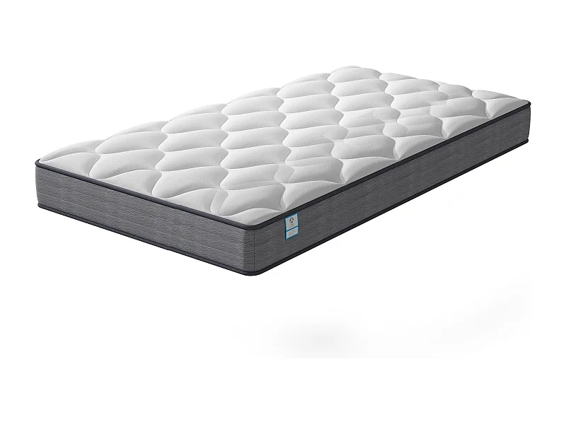 Matelas a Memoire 90x190cm de Forme en Mousse et Ressorts, Épaisseur20 cm