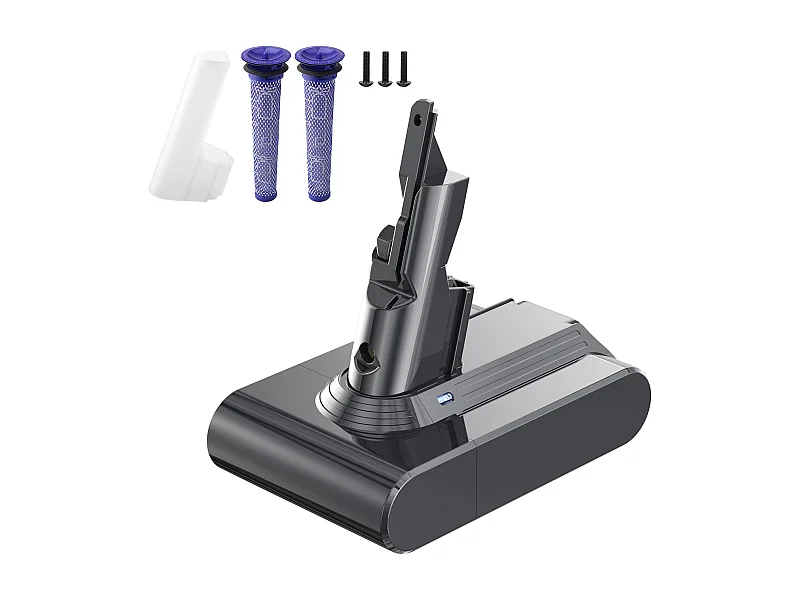 Batterie pour Dyson Aspirateurs V7 SV11, 4600mAh, avec 2 Filtres