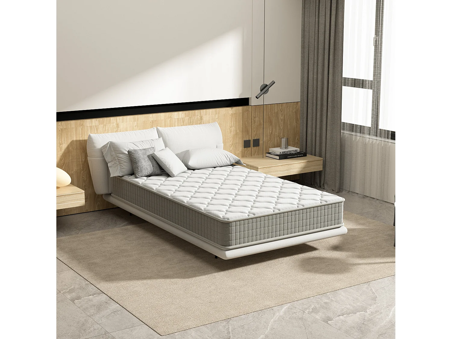 Matelas en mousse de 80x190 cm - 25 cm de hauteur