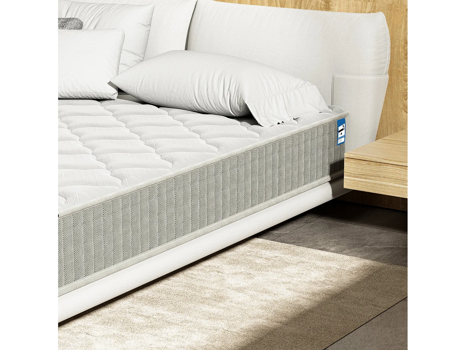 Matelas en mousse de 80x190 cm - 25 cm de hauteur