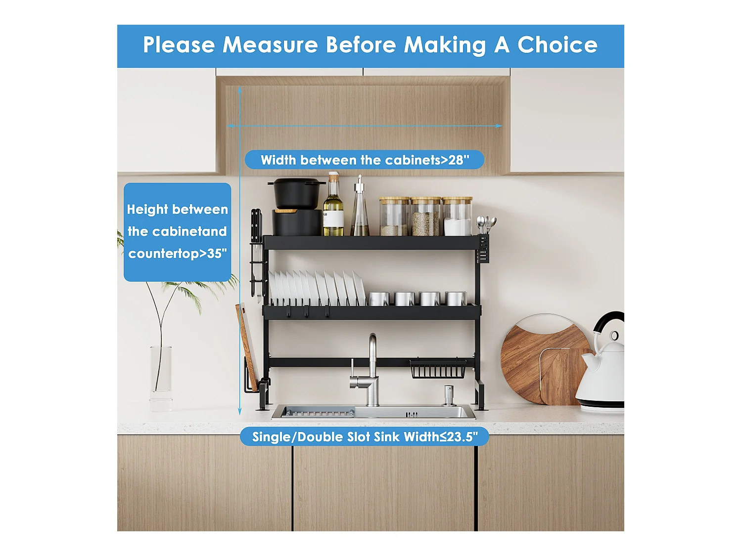 Égouttoir à Vaisselle en INOX, pour Comptoir de Cuisine et Évier -65cm