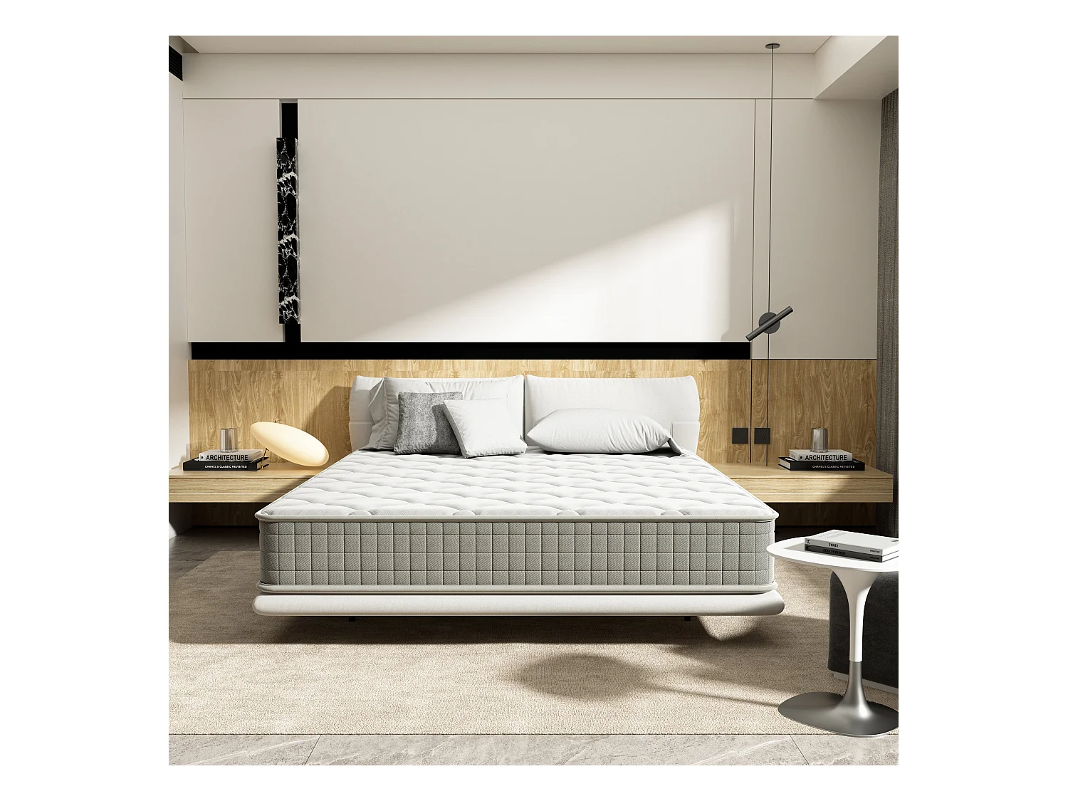 Matelas en mousse 140x190 cm - 30 cm de hauteur