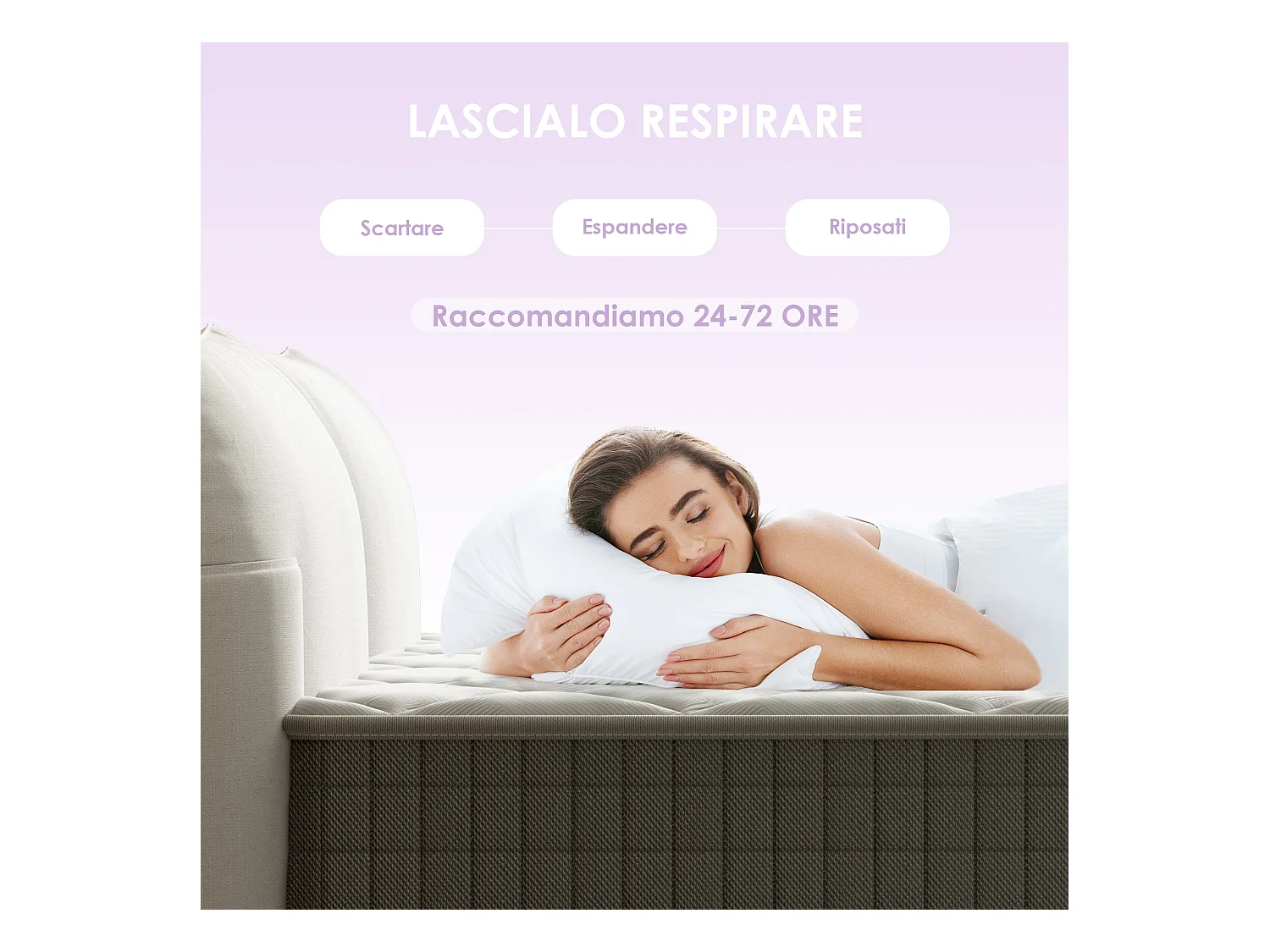 Matelas en mousse 140x190 cm - 30 cm de hauteur