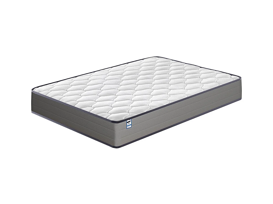 Matelas Ressorts 140x190 Épaisseur 20 cm, Confort, 7 Zones Ergonomique