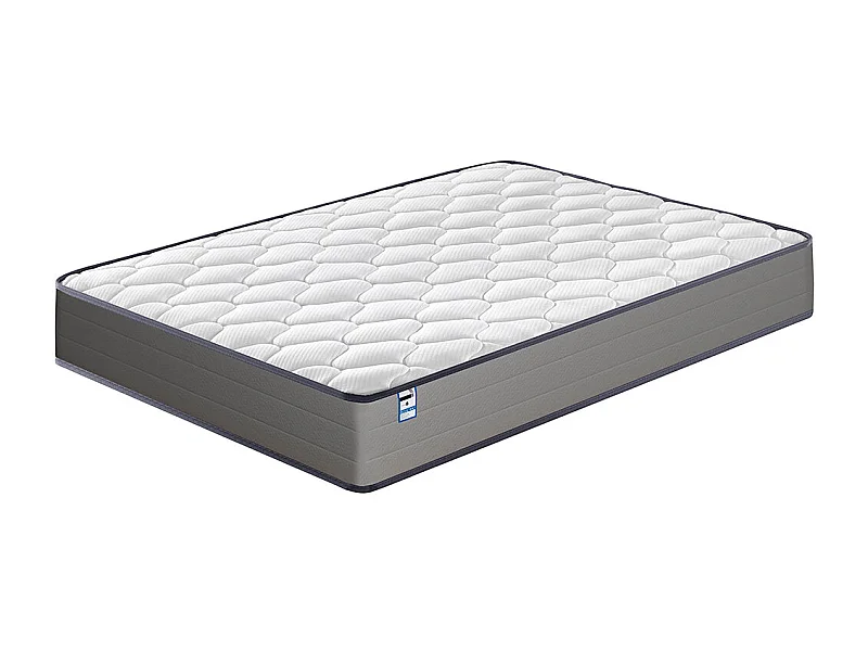 Matelas Ressorts 140x190 Épaisseur 20 cm, Confort, 7 Zones Ergonomique
