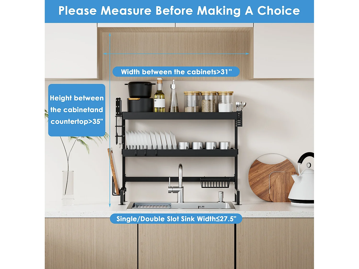 Égouttoir à Vaisselle en INOX, pour Comptoir de Cuisine et Évier -75cm