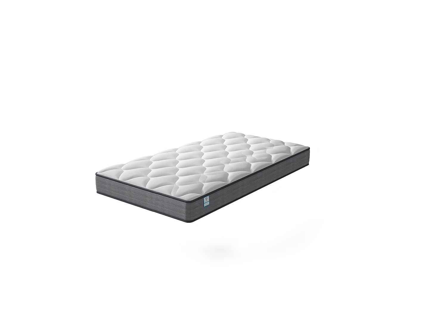 Matelas Ressorts 90x190x20cm, Comfort, 7 Zones Ergonomie