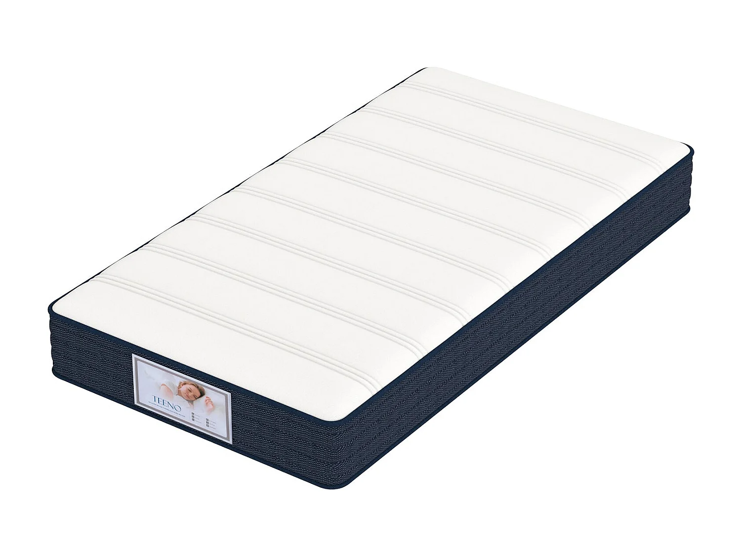 Springmatras 90x190 cm, dikte 22 cm