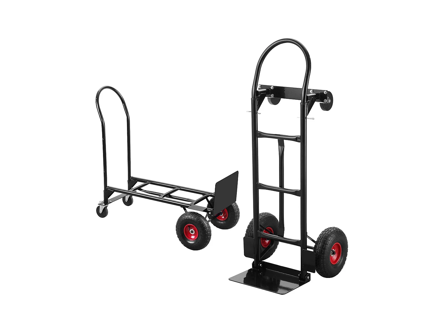 Chariot Pliable 2 en 1 Multifonction, Chariot à Plateforme,Capacité de Charge de 250 kg