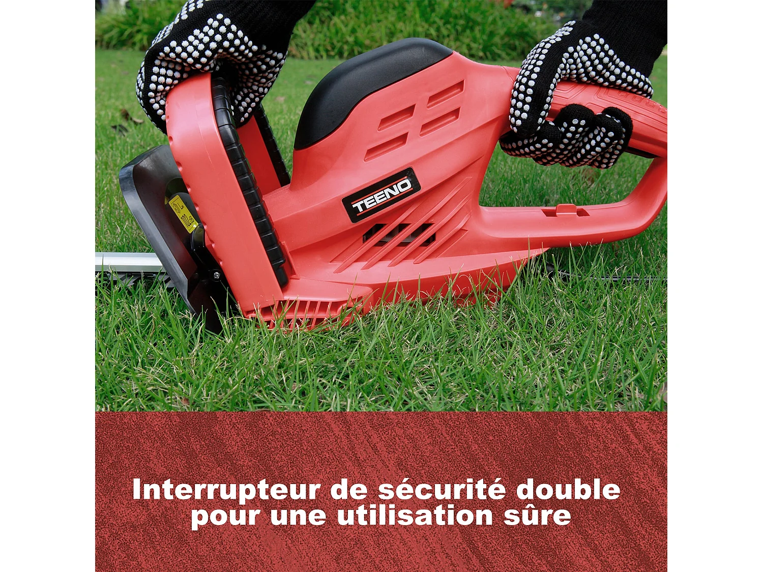 Taille-haie électrique 710 W, longueur de lame 610 mm, 1800 tr/min