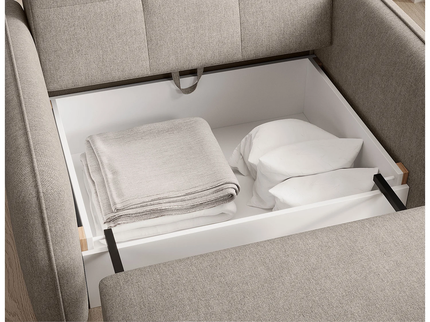 1 Pers. Canapé Solo/Tissu/Beige