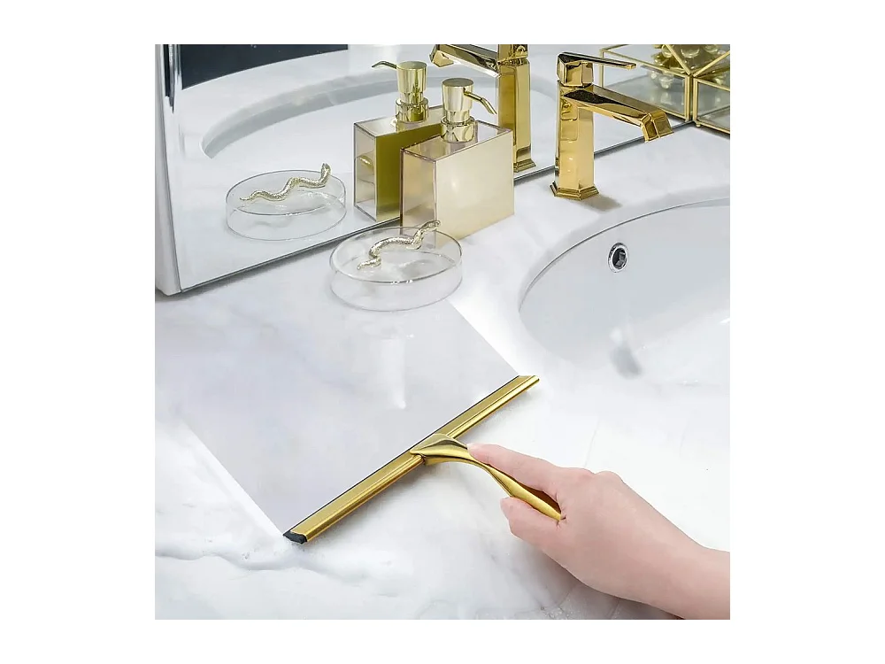 Duschabzieher Rea Yz-G04 Brush Gold