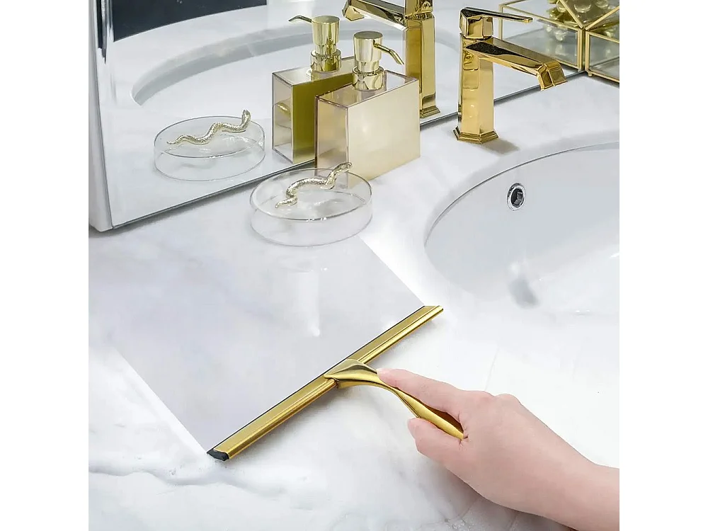 Raclette De Douche Rea Yz-G04 Brush Gold