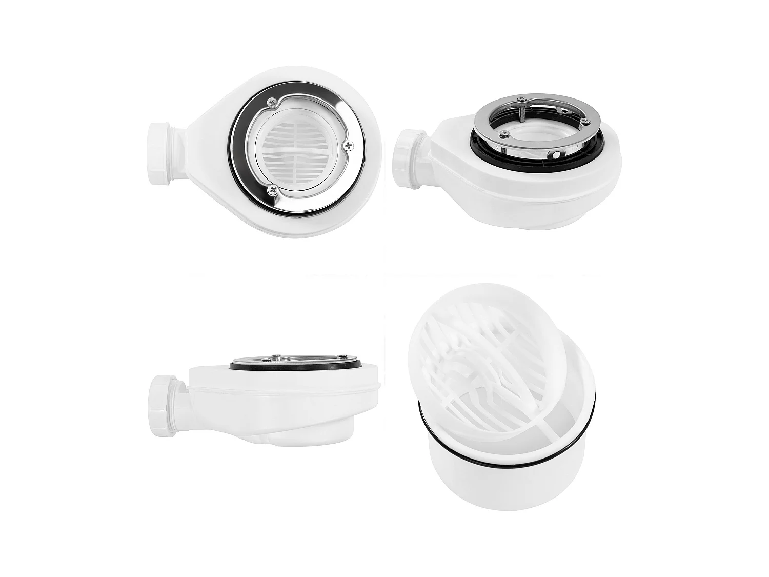 Receveur De Douche Rea Bazalt Long White 90X120