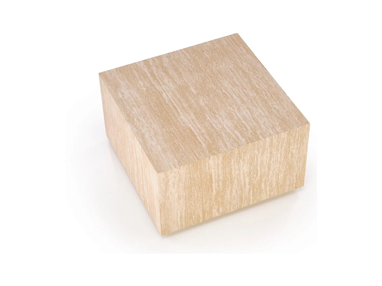 Couchtisch Travertino S Lux/MDF/Rosa