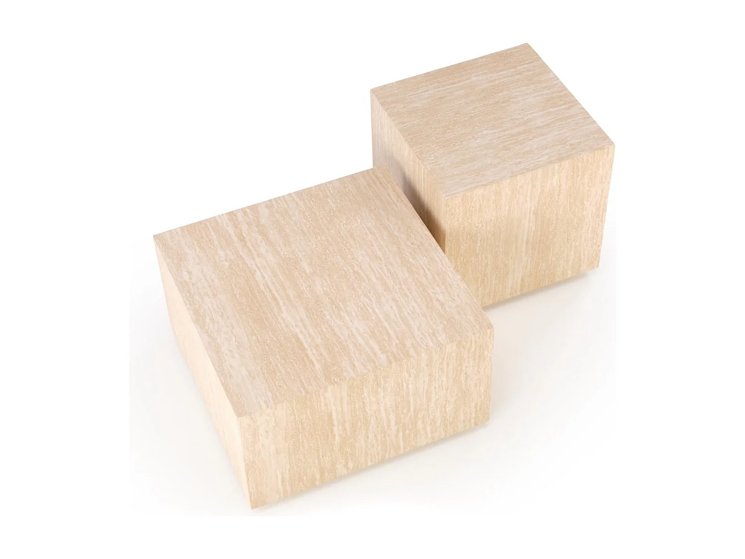 Couchtisch Travertino S Lux/MDF/Rosa