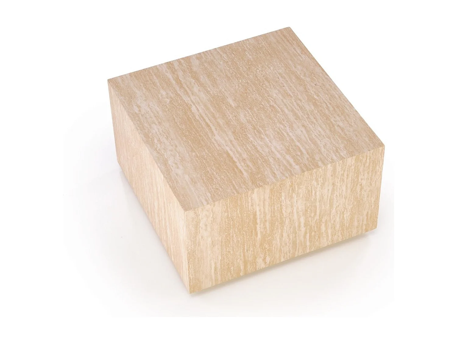 Couchtisch Travertino S Lux/MDF/Rosa