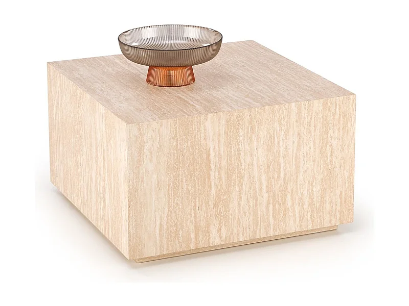 Tavolino da divano Travertino S Lux/MDF/rosa