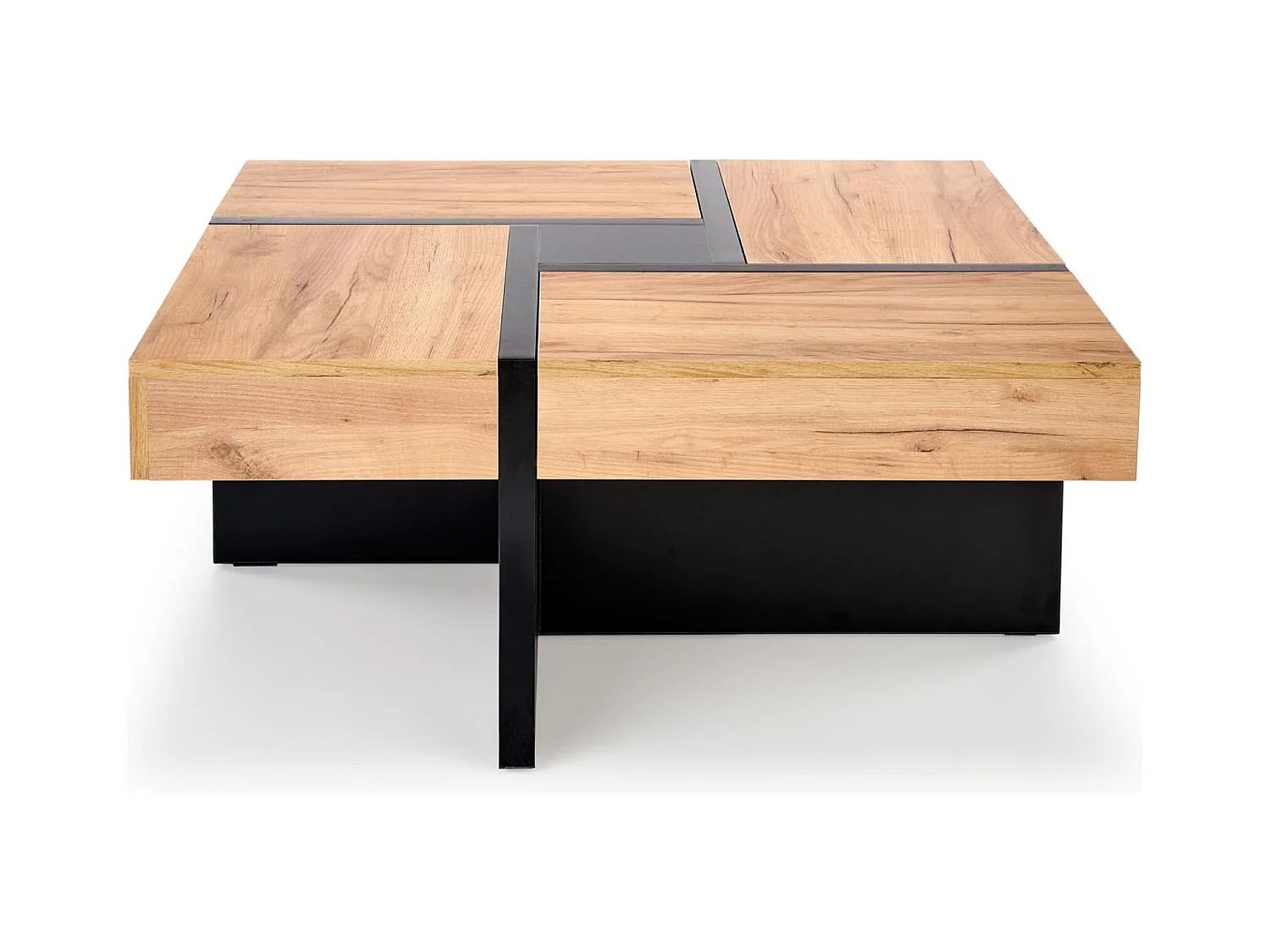 Table basse Sevilla/contreplaqué/noir/brun