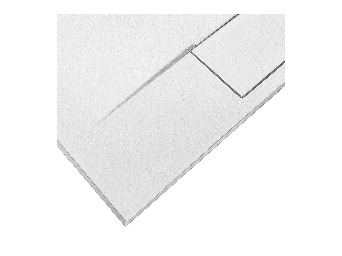 Receveur De Douche Rea Bazalt Long 80X100 White