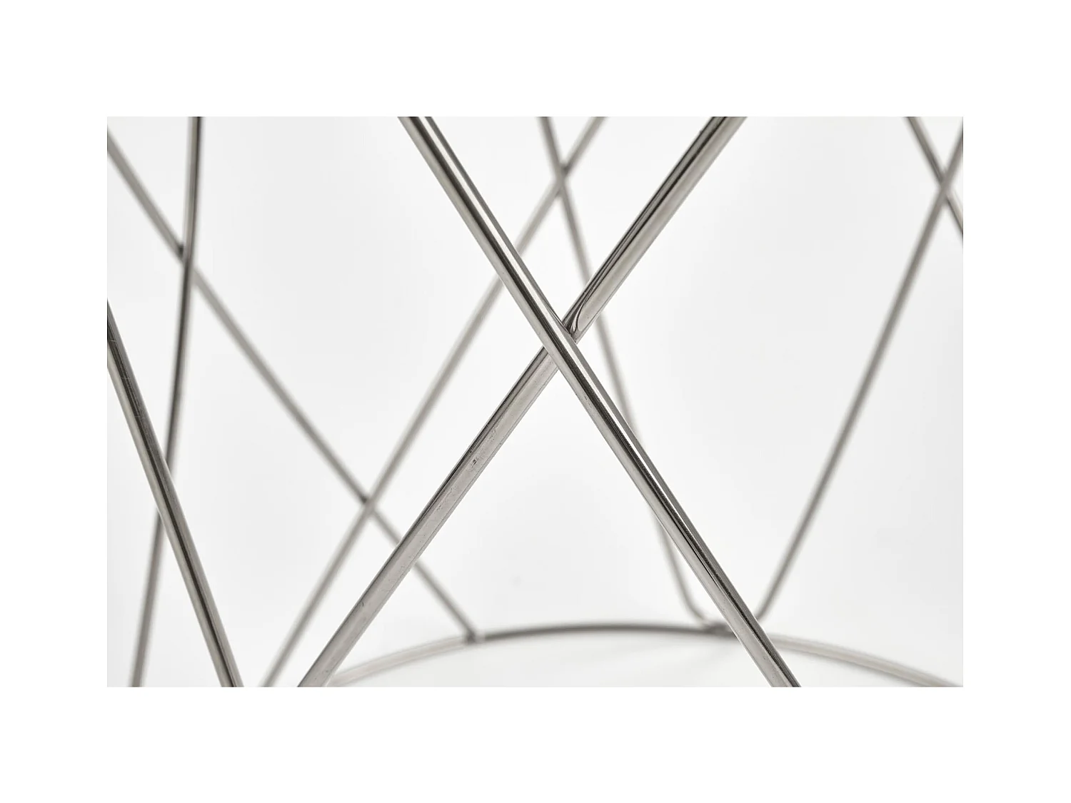 Couchtisch Selena/Glas/Edelmetall/grau