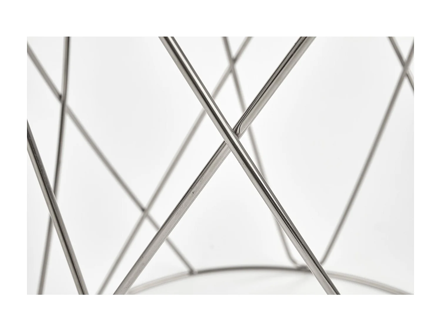 Couchtisch Selena/Glas/Edelmetall/grau