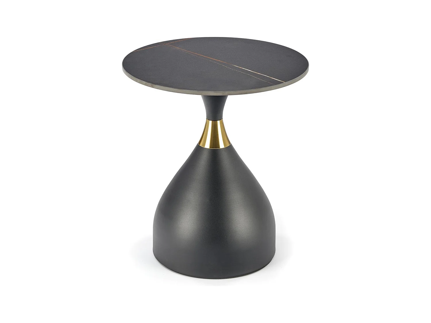 Tavolino da caffè Scalita/Ceramica/Metallo /nero