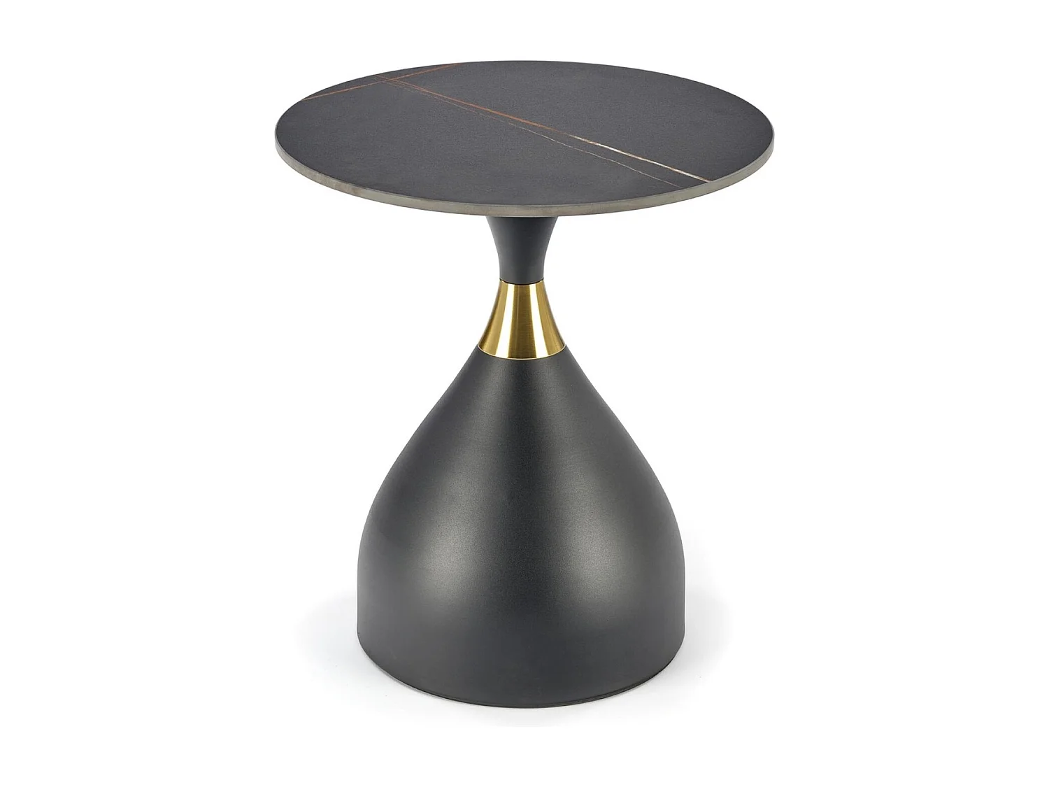 Tavolino da caffè Scalita/Ceramica/Metallo /nero