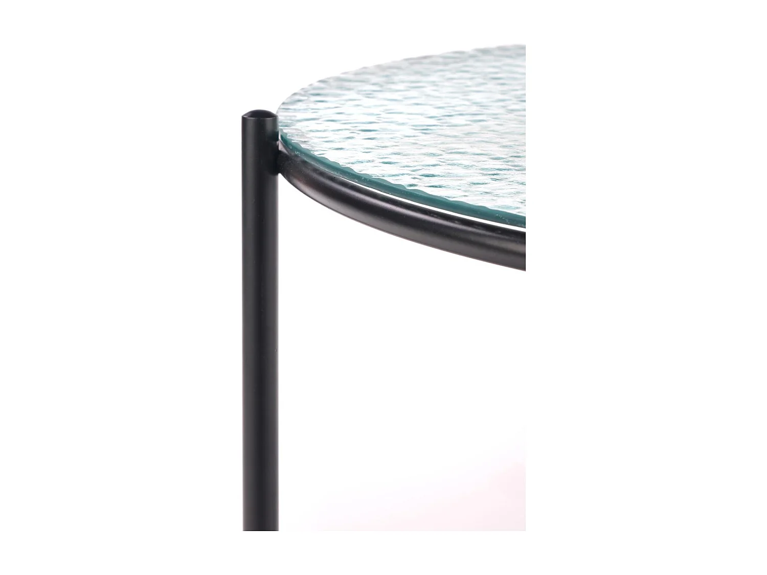 Couchtisch Rosalia/Metall&Glas/Schwarz