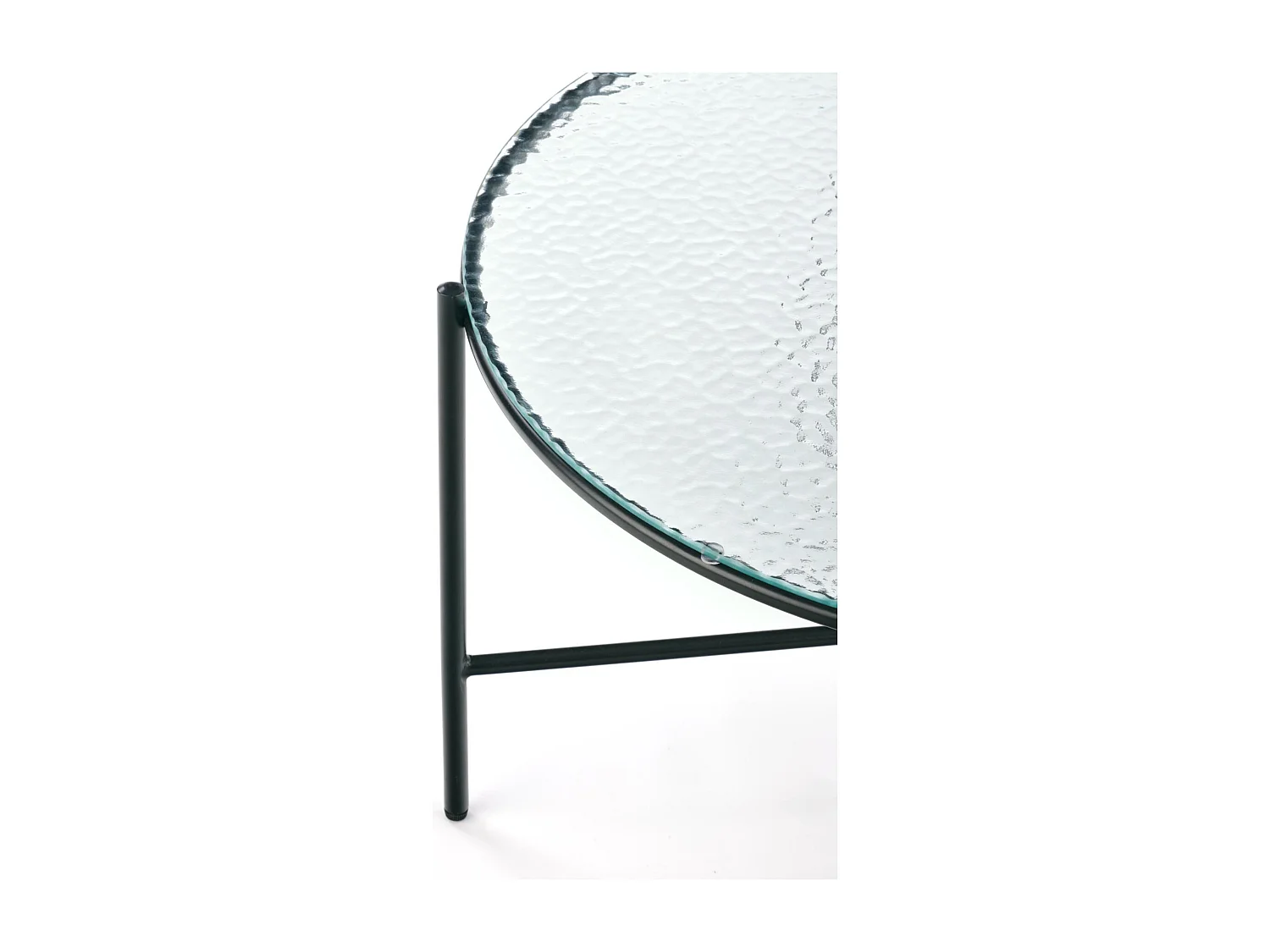 Couchtisch Rosalia/Metall&Glas/Schwarz