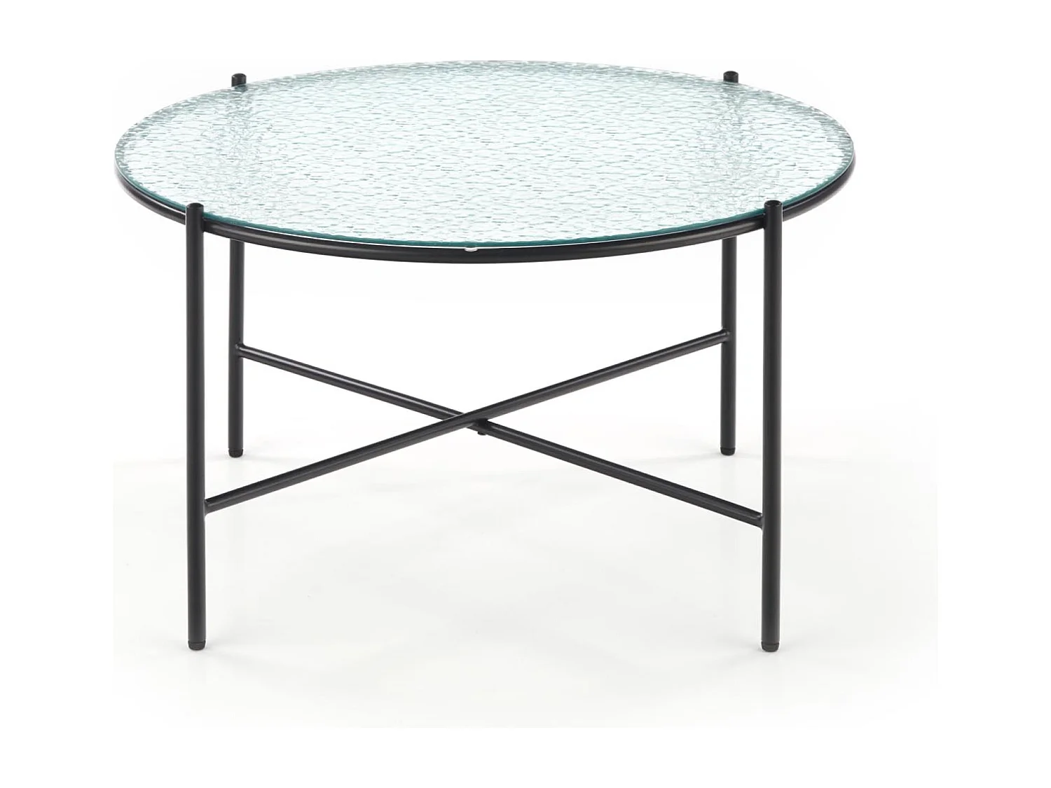 Couchtisch Rosalia/Metall&Glas/Schwarz