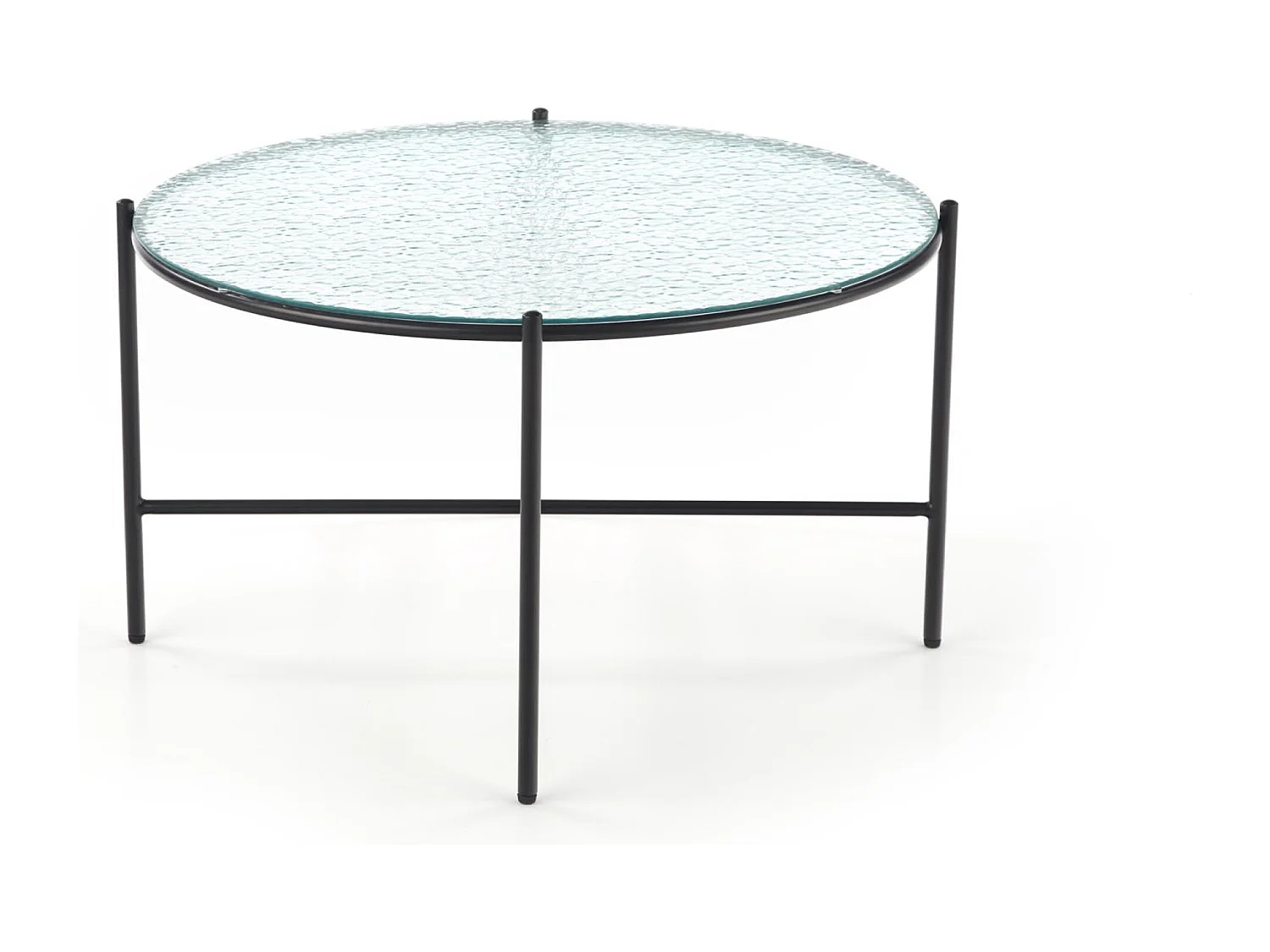 Couchtisch Rosalia/Metall&Glas/Schwarz