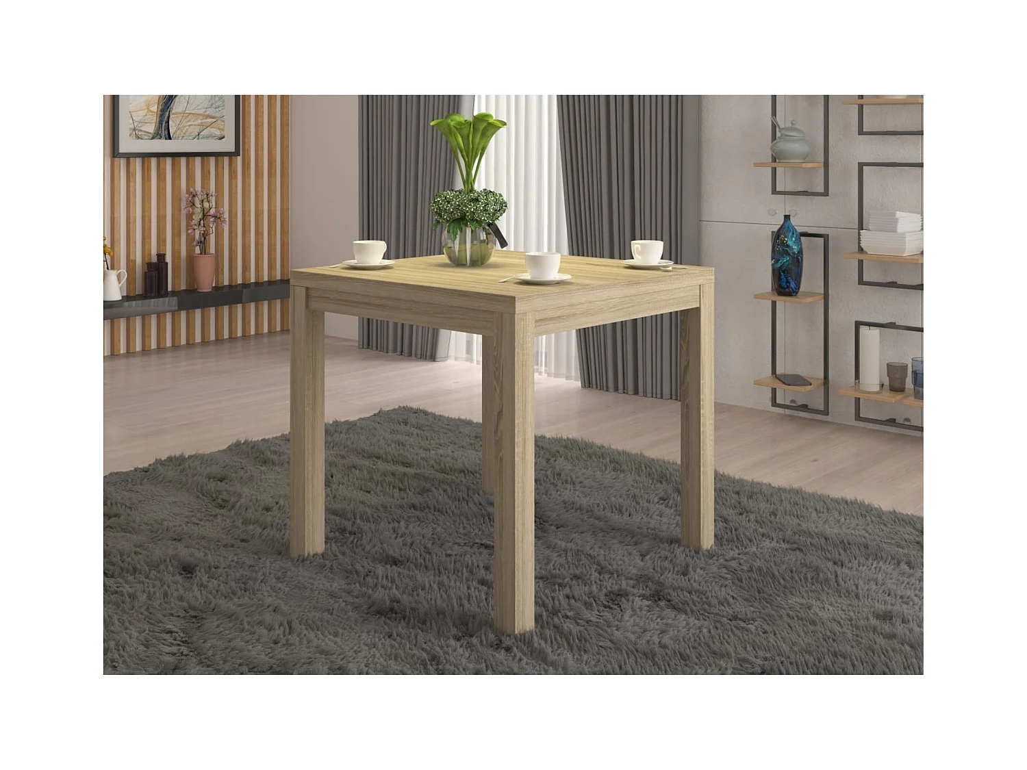 Table basse Rolf/Contreplaqué/brun