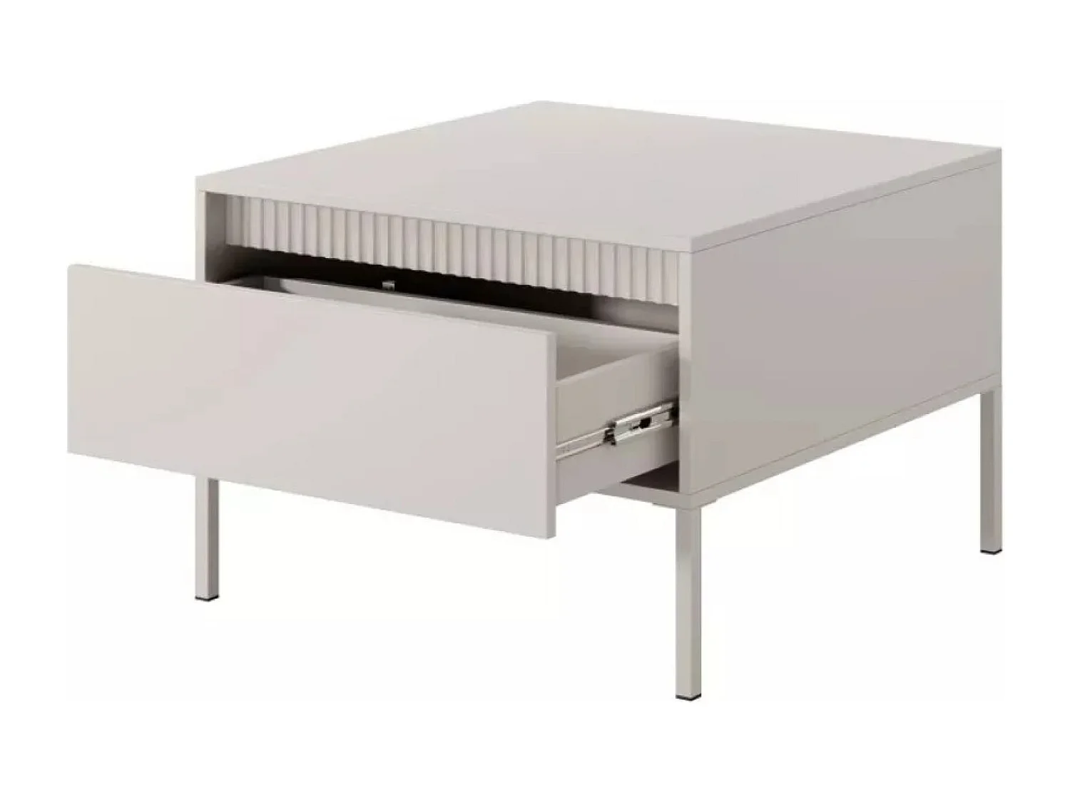 Table basse Senso/MDF/Métal/beige