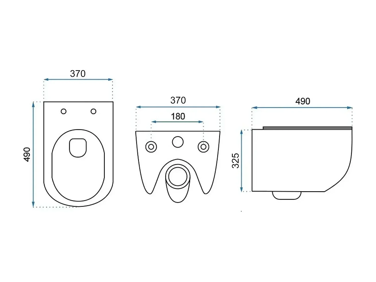 Cuvette Wc Suspendue Rea Carter Tornado Aiax Shiny
