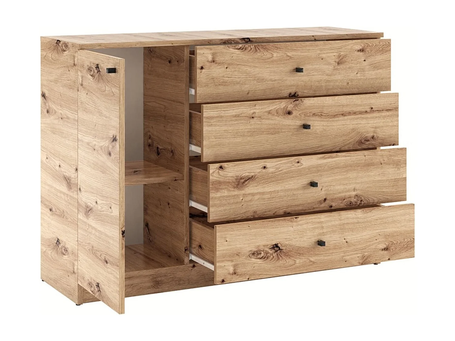 Sideboard Evy Lux/Drehtür /braun