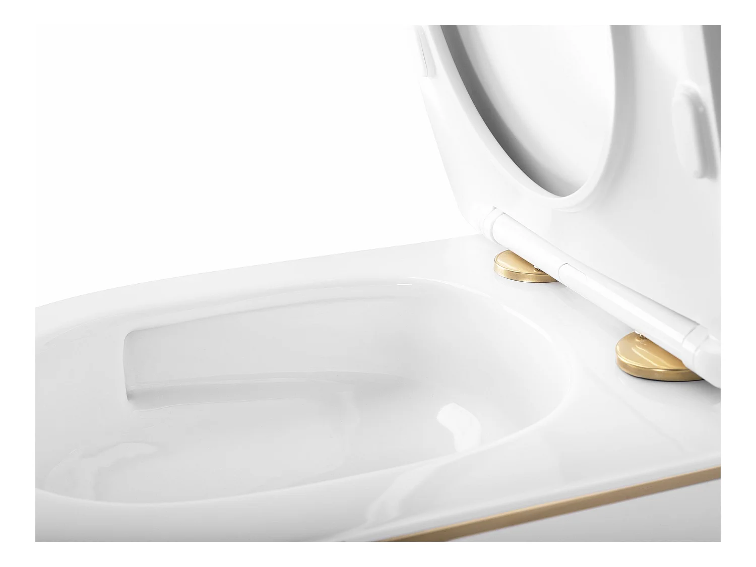 Hangende Toilet Rea Carlo Mini Tornado Nfq Gold Edge