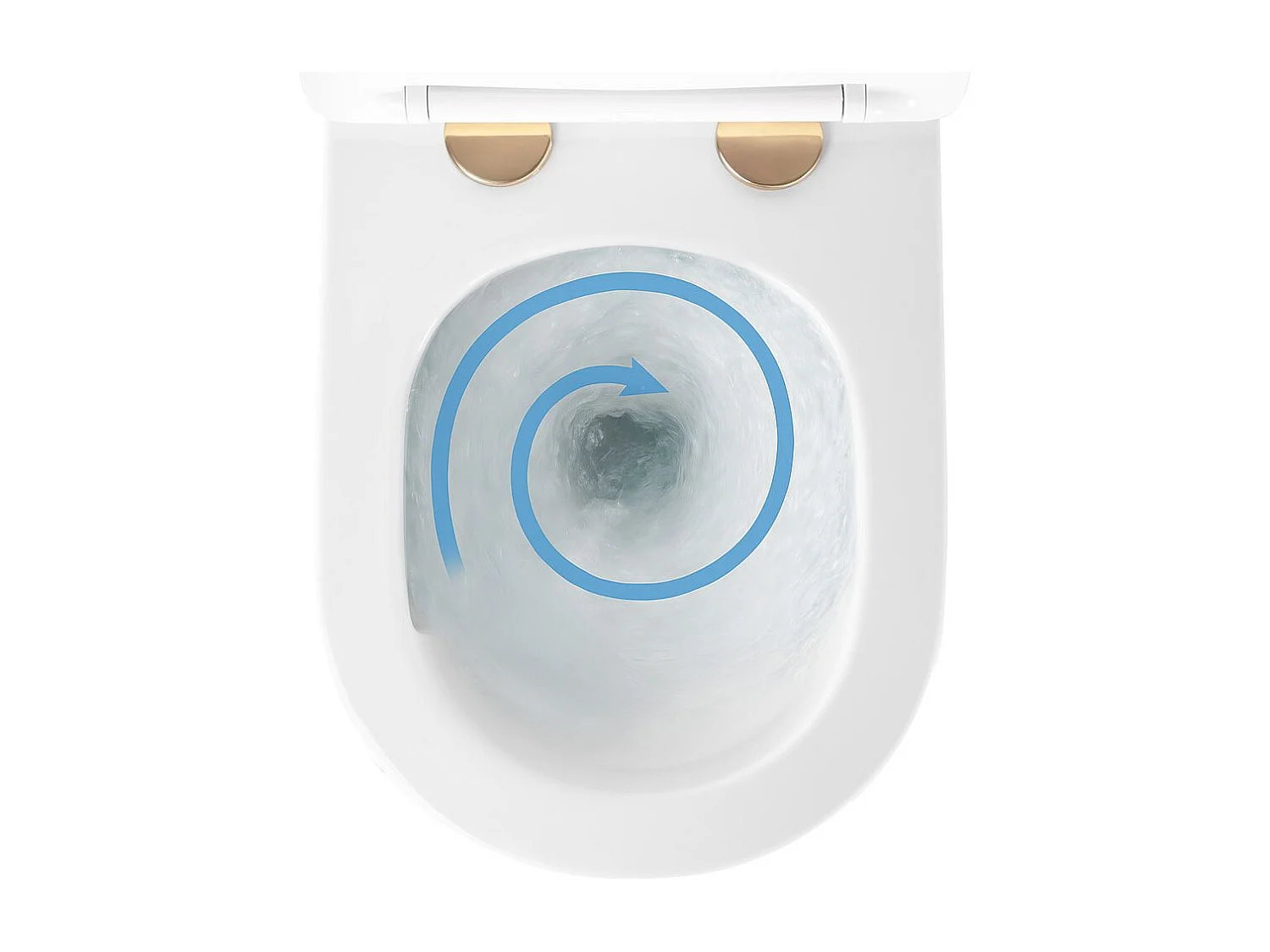 Cuvette Wc Suspendue Rea Carlo Mini Tornado Nfq Gold Edge