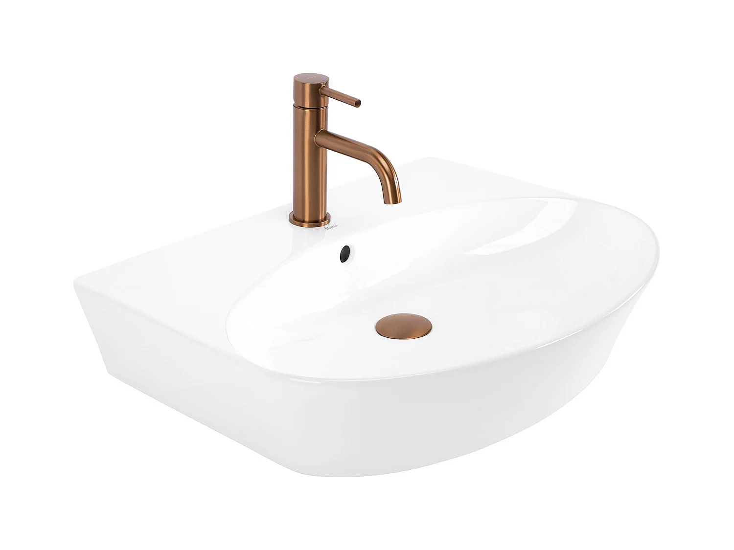 Opzetwastafel Rea Kim 60 White Ovale