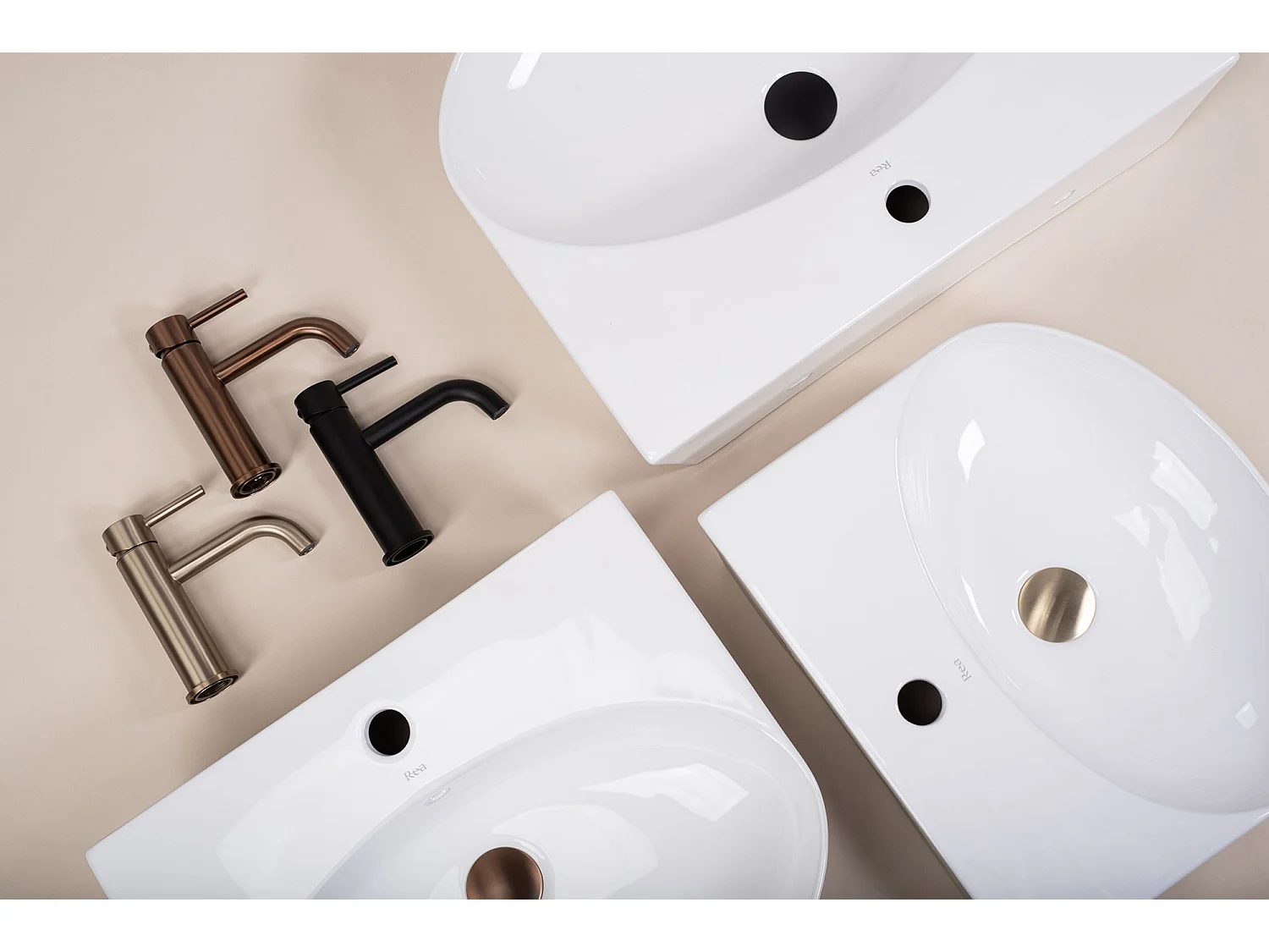 Vasque À Poser Rea Kim 60 White Ovale