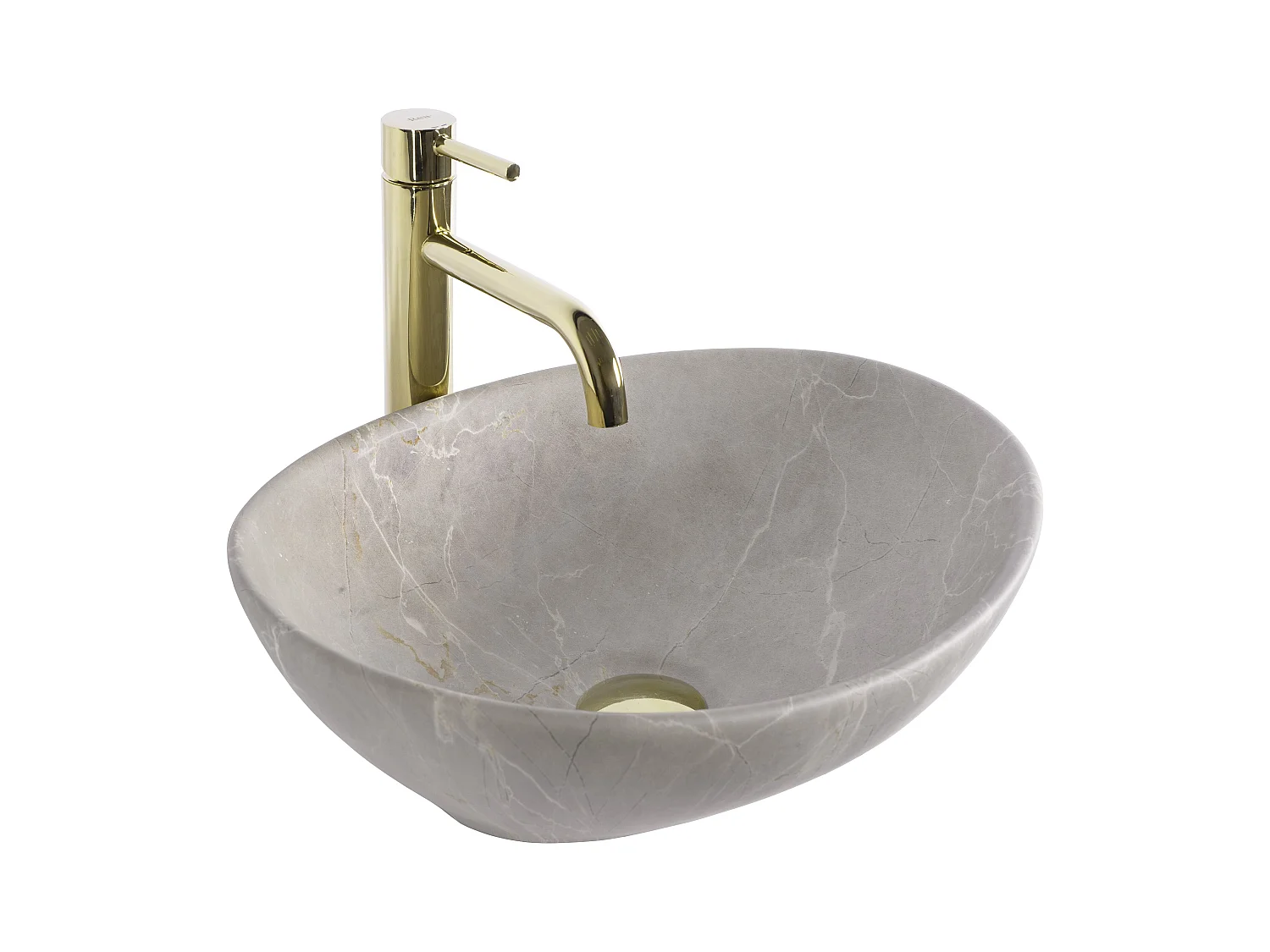 Aufsatzwaschbecken Rea Sofia Beige Matt