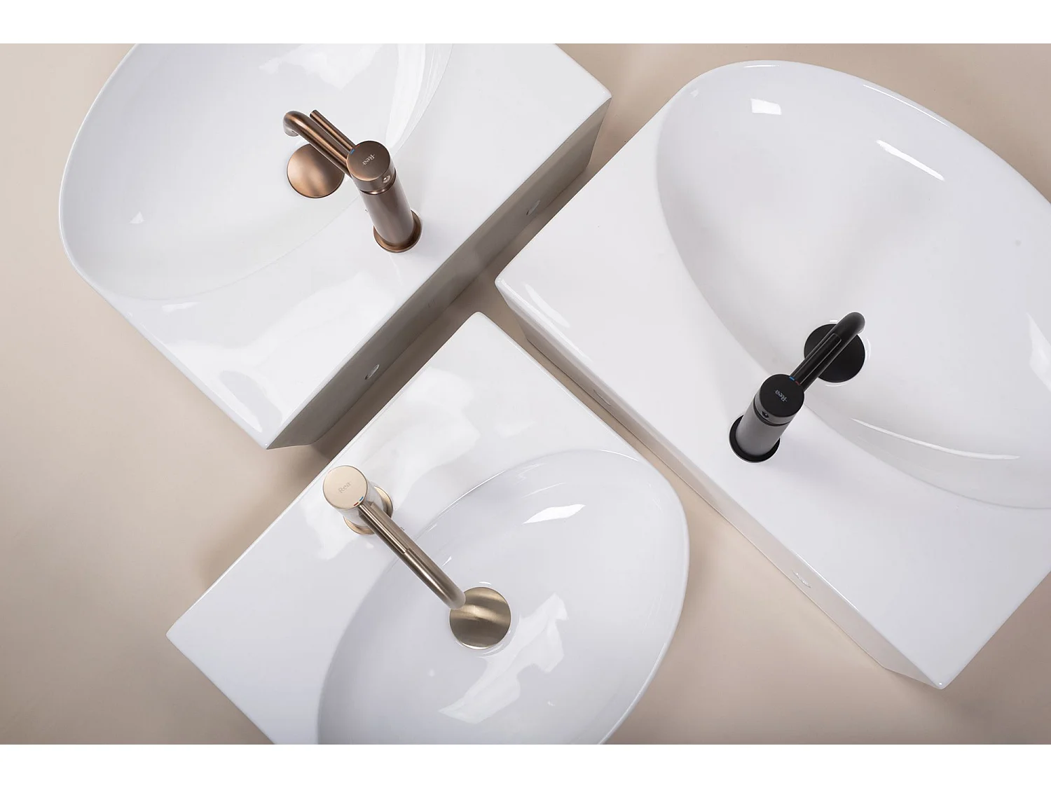 Vasque À Poser Rea Kim 52 White Ovale