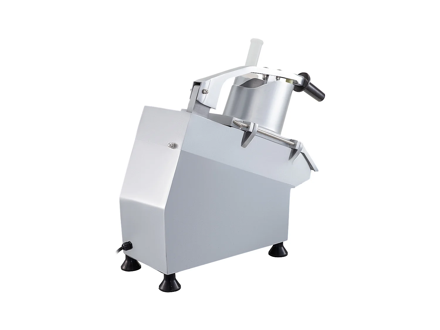 Coupe-Légumes Commercial SucceBuy, Robot Culinaire 550 W avec 6 Disques de Coupe, Acier Inoxydable et Alliage d'Aluminium Moulé