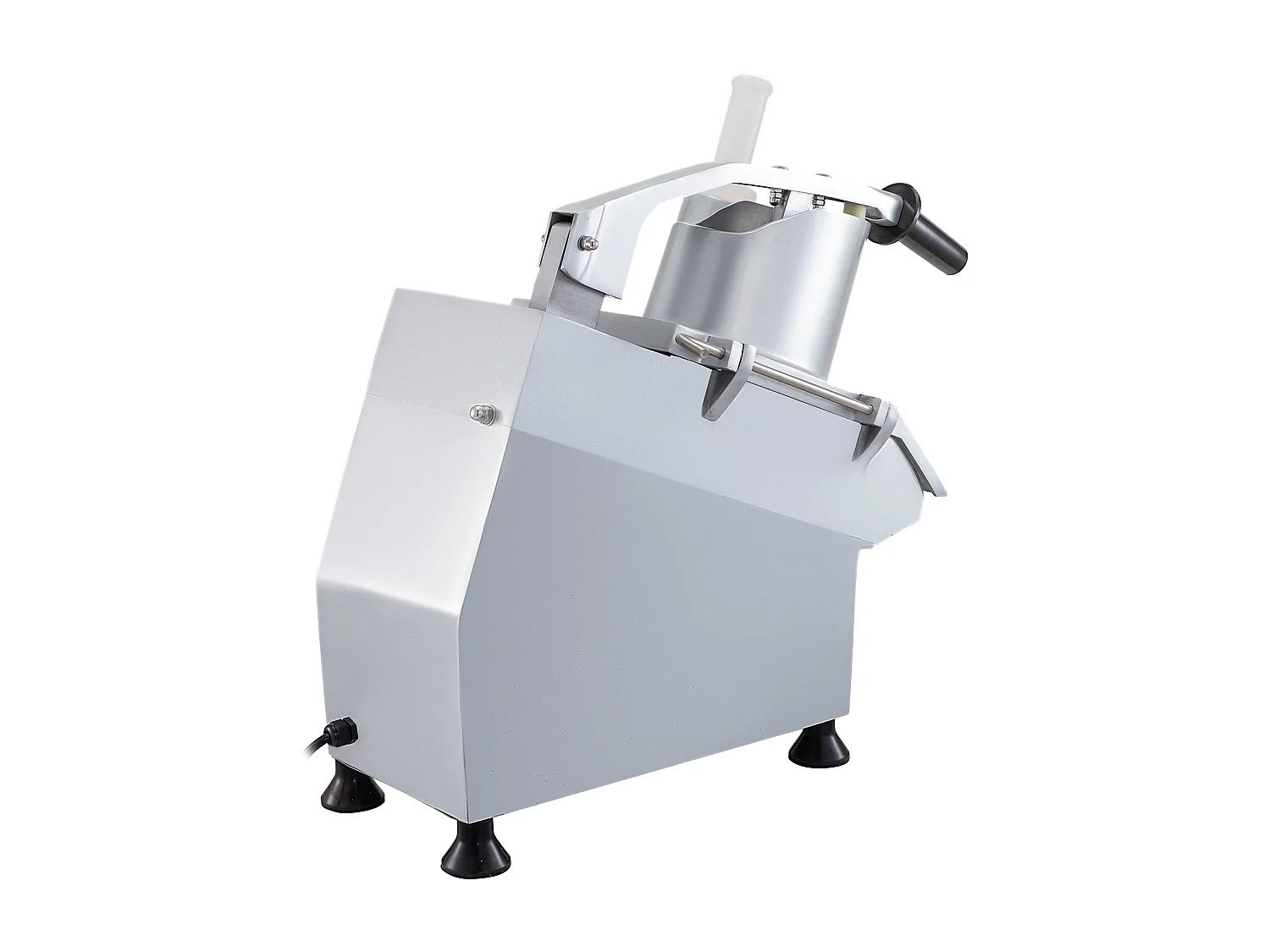 Coupe-Légumes Commercial SucceBuy, Robot Culinaire 550 W avec 6 Disques de Coupe, Acier Inoxydable et Alliage d'Aluminium Moulé