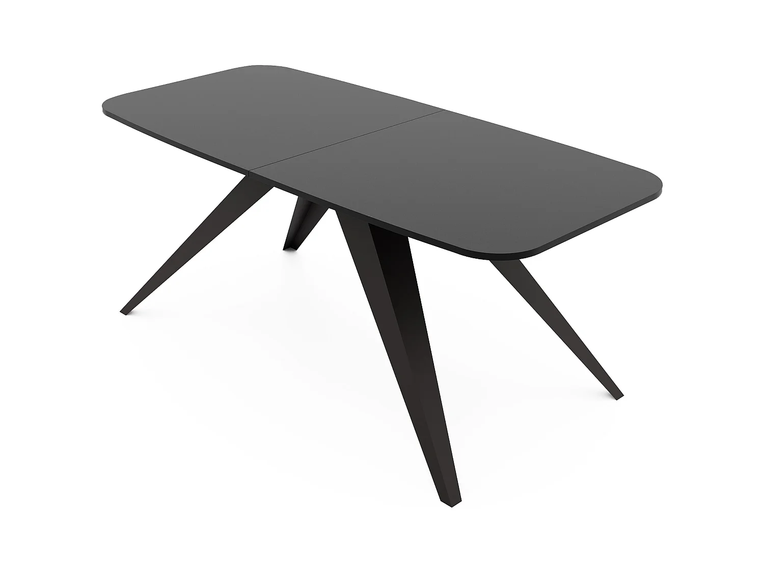 Table extensible noir, 180